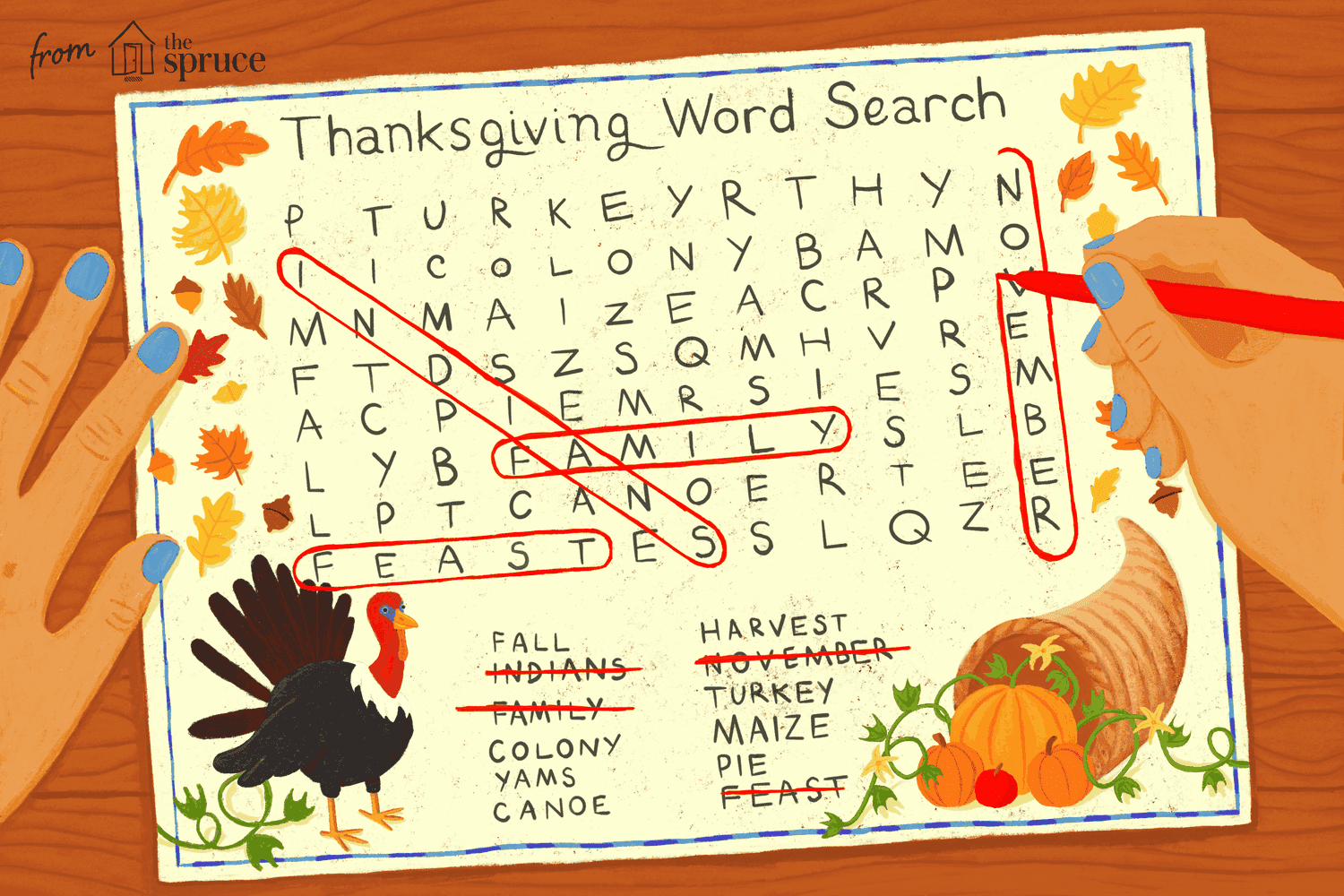 19 Free Thanksgiving Word Search Puzzles For All Ages