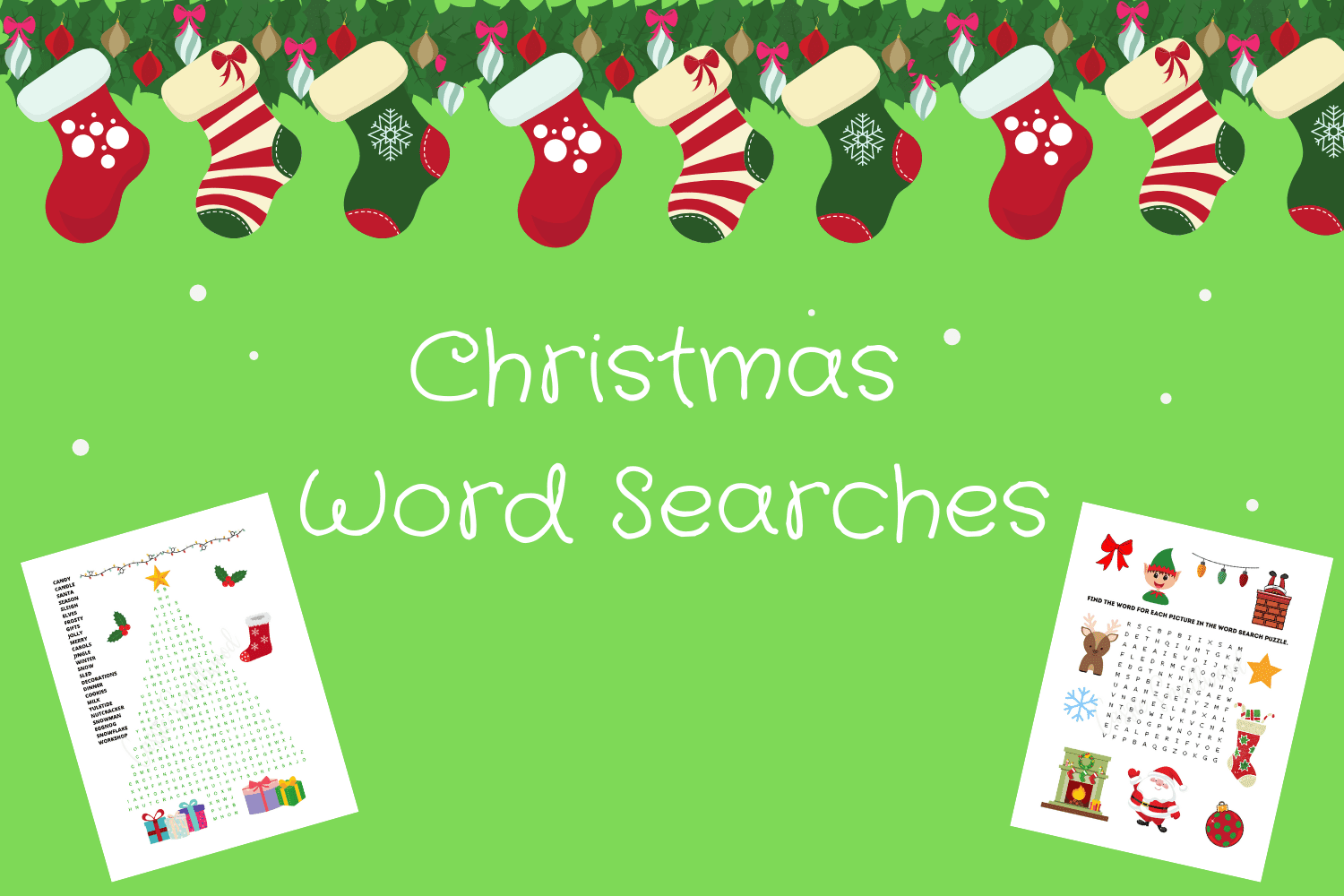 6 Fun Christmas Word Search Free Printables Cassie Smallwood