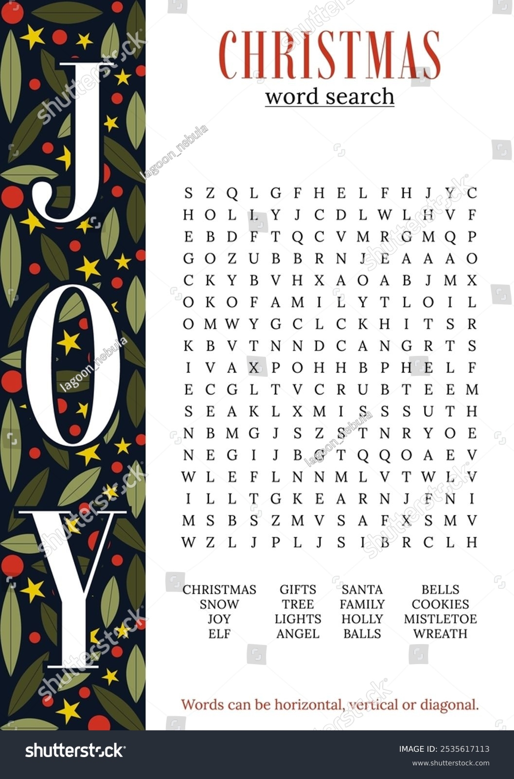 68 Christmas Word Search Printable Adults Royalty Free Images Stock Photos Pictures Shutterstock