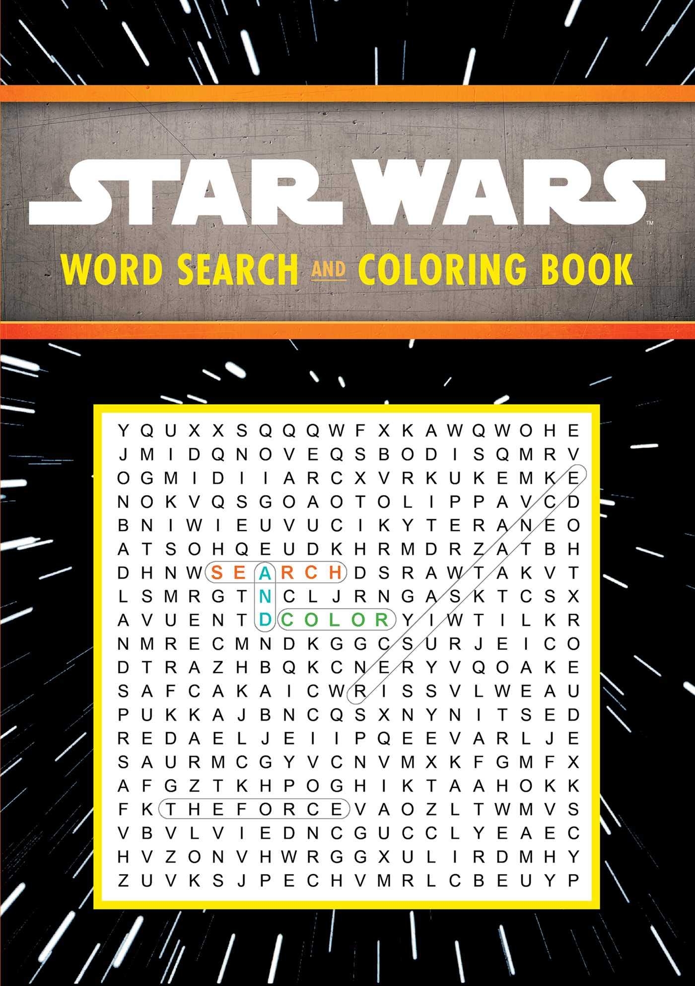 Amazon Star Wars Word Search And Coloring Book Coloring Book Word Search 9781645174073 Editors Of Thunder Bay Press Books