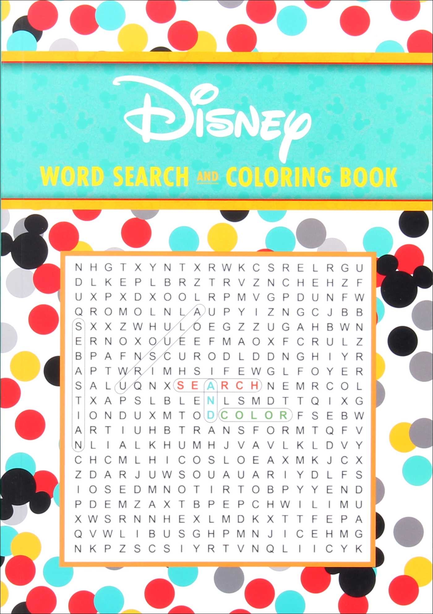 Disney Word Search And Coloring Book Book By Editors Of Thunder Bay Press Official Publisher Page Simon Schuster Canada