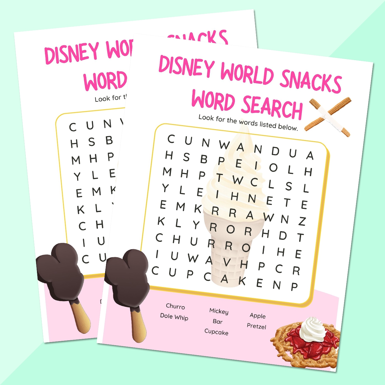 Word Search Printable Disney