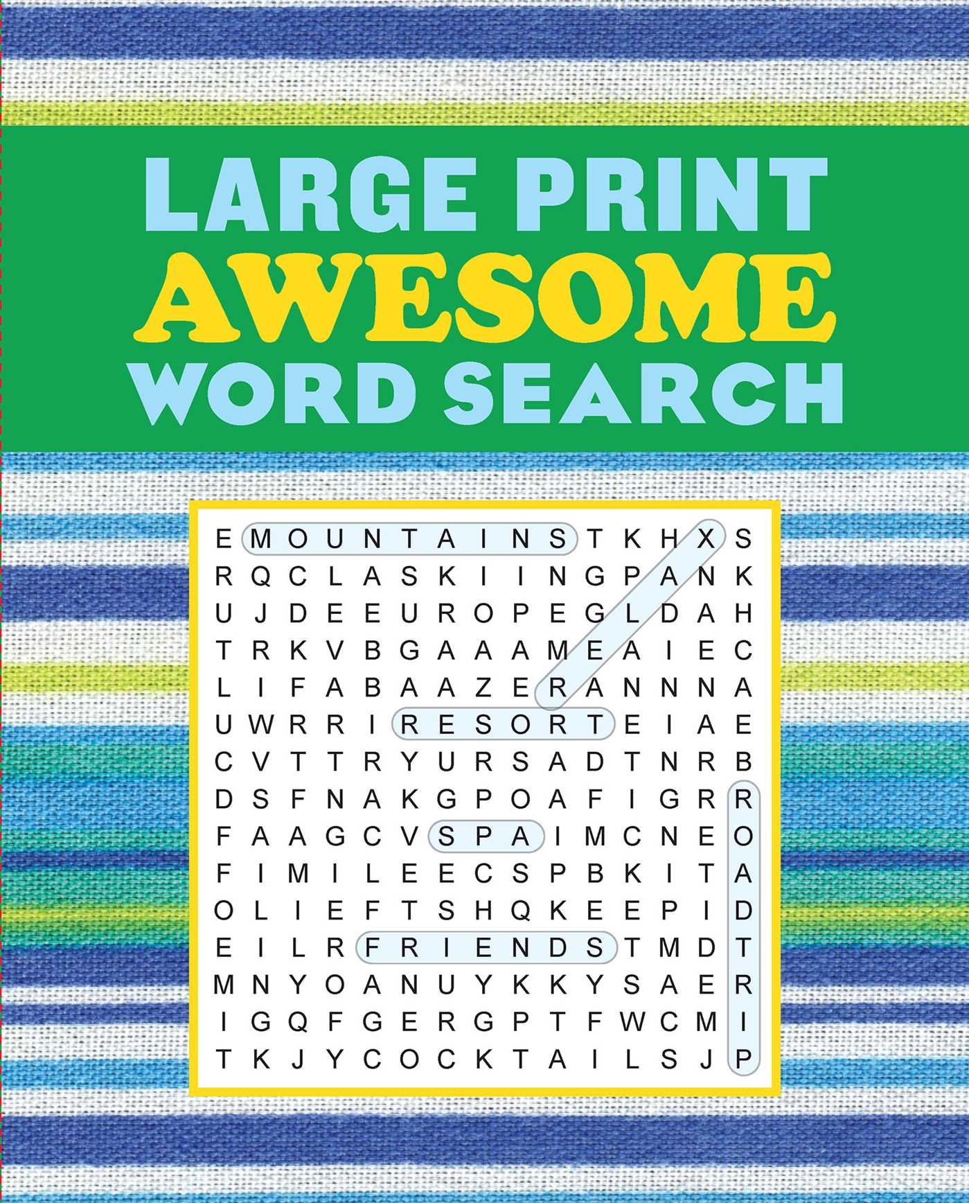 Large Print Awesome Word Search Book By Editors Of Thunder Bay Press Official Publisher Page Simon Schuster Canada