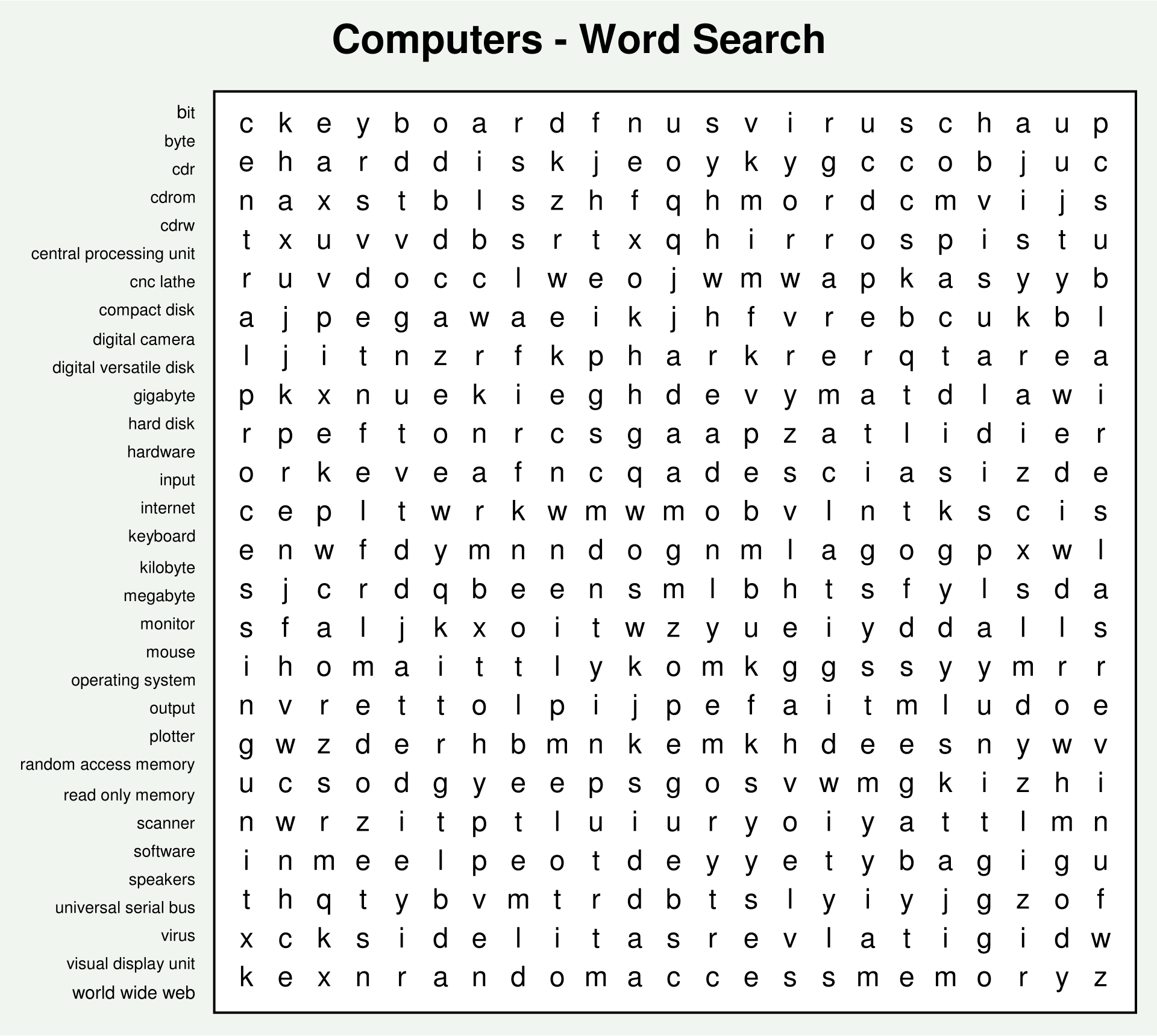 100 Word Word Searches 20 Free PDF Printables Printablee