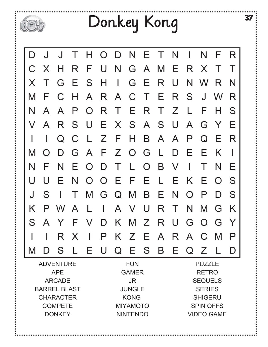 1980s Word Search Eighties Word Games With 101 Large Print Puzzles Worksheets Library 1980s Word Search Eighties Word Games With 101 Large Print Puzzles Worksheets Library