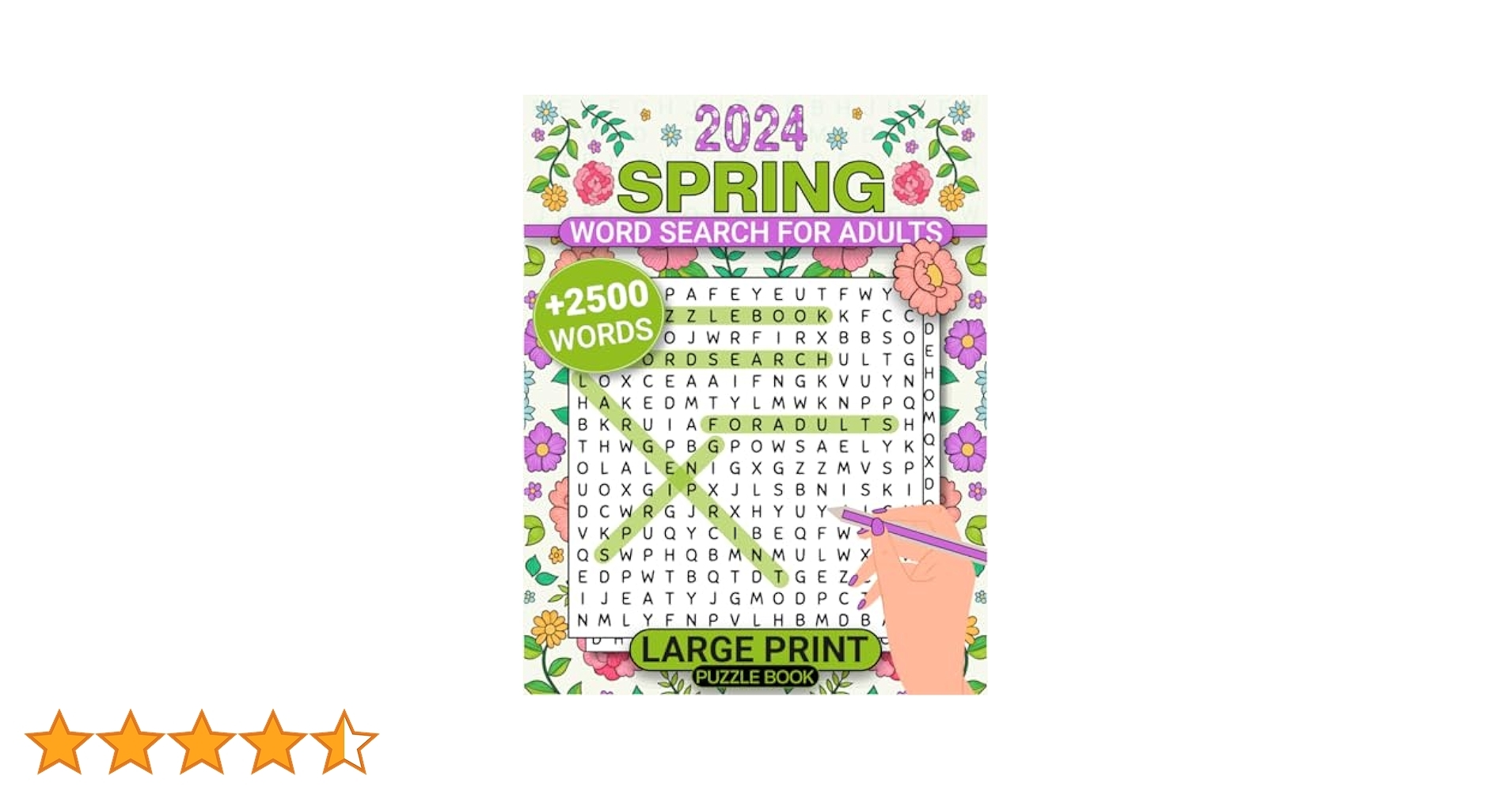 Spring Word Search Printable Hard