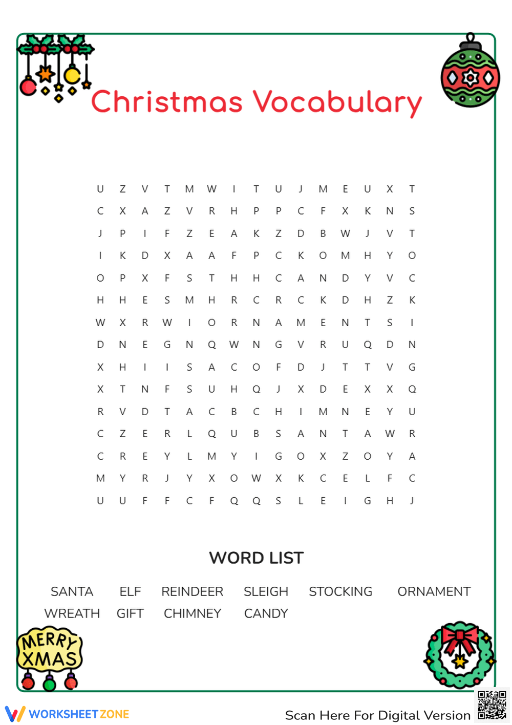 Grade 5 Word Search Printable