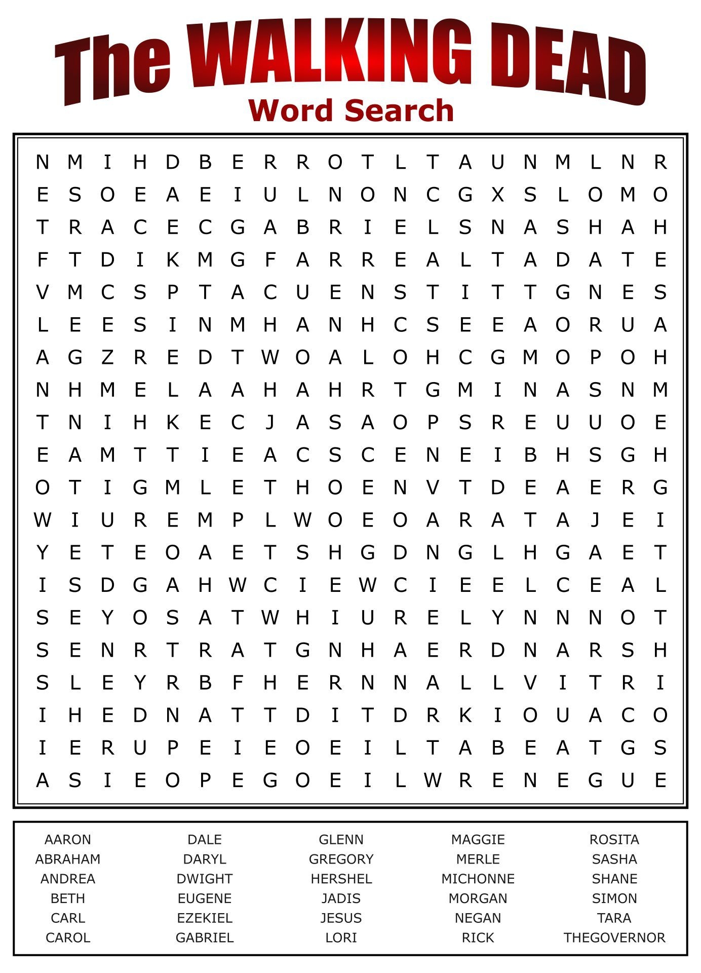 Hard Pokemon Word Search Free Printable