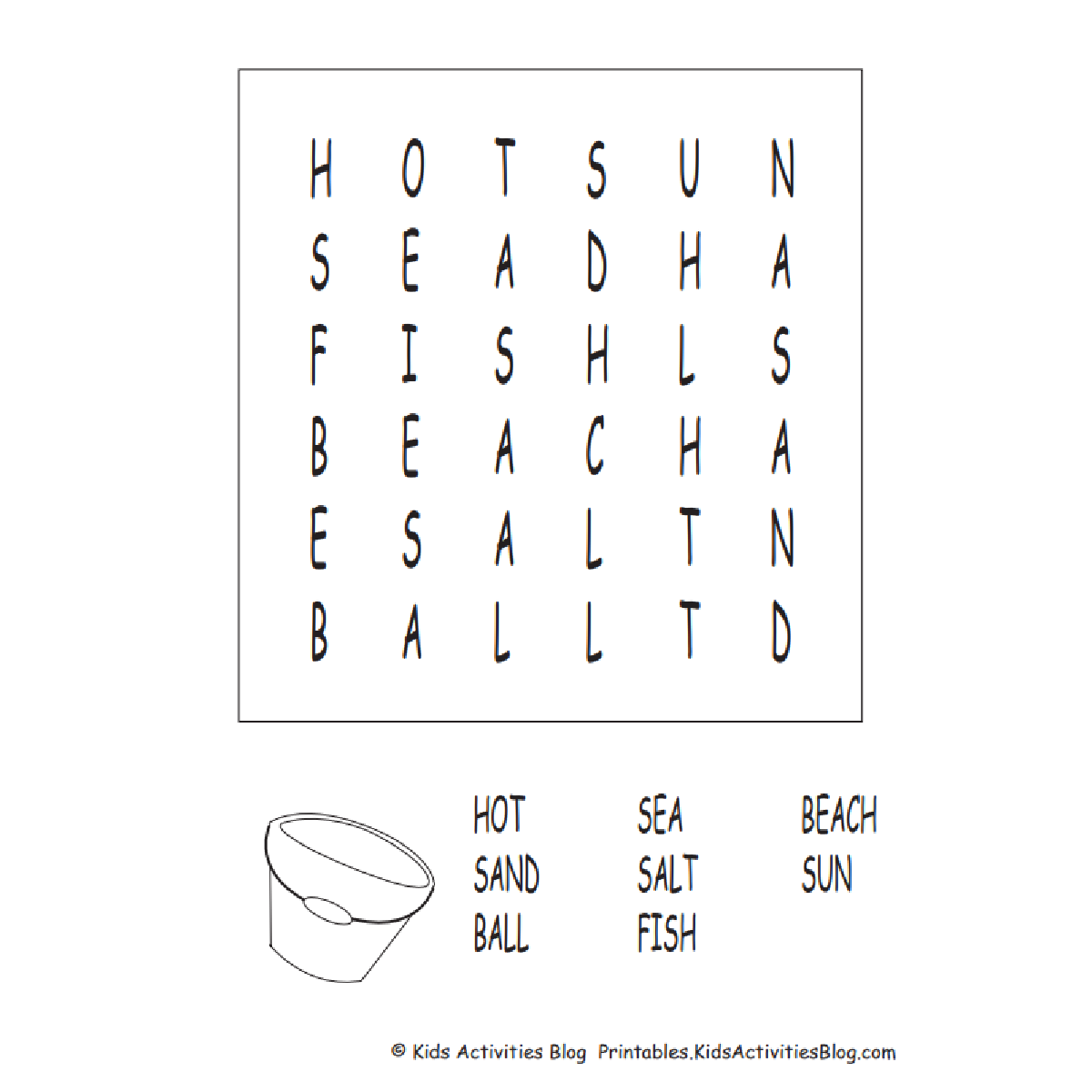 8 Fun U0026 Free Printable Beach Word Search Puzzles For Kids Kids 