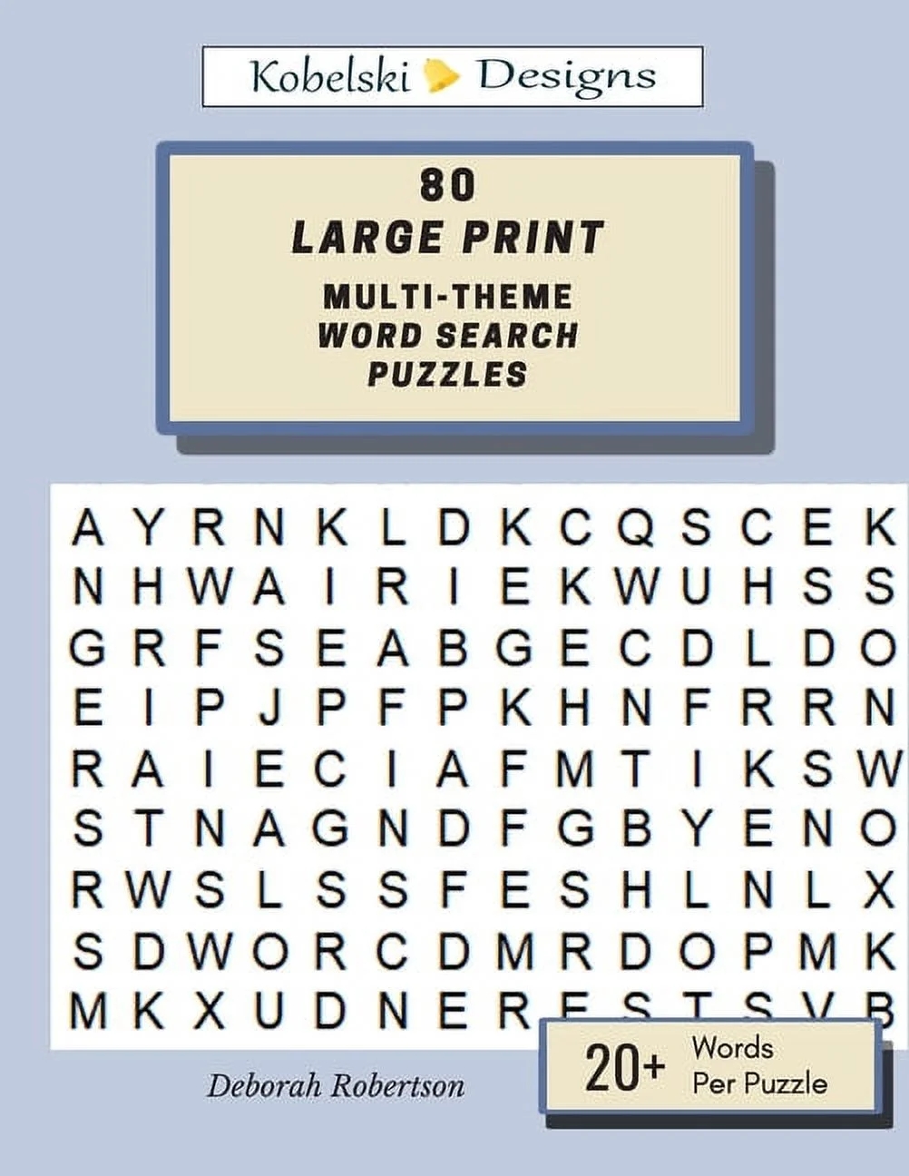 80 Large Print Multi Theme Word Search Puzzles Paperback Walmart