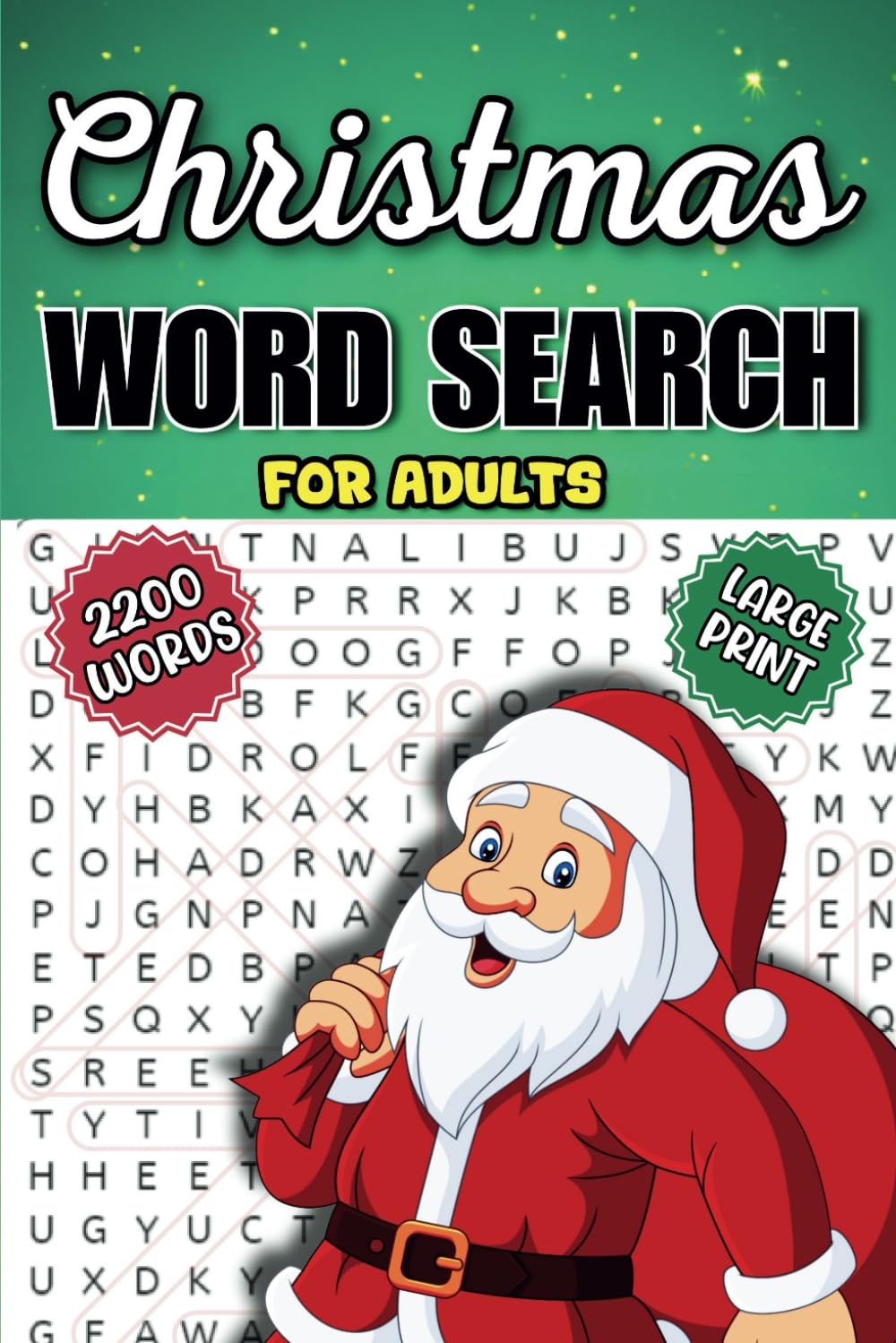 Amazon Christmas Word Search For Adults Enjoy The Holidays With 110 Festive Puzzles And Uncover Seasonal Words In This Large Print Word Search Book For Teens Adults And Seniors Makes A Great