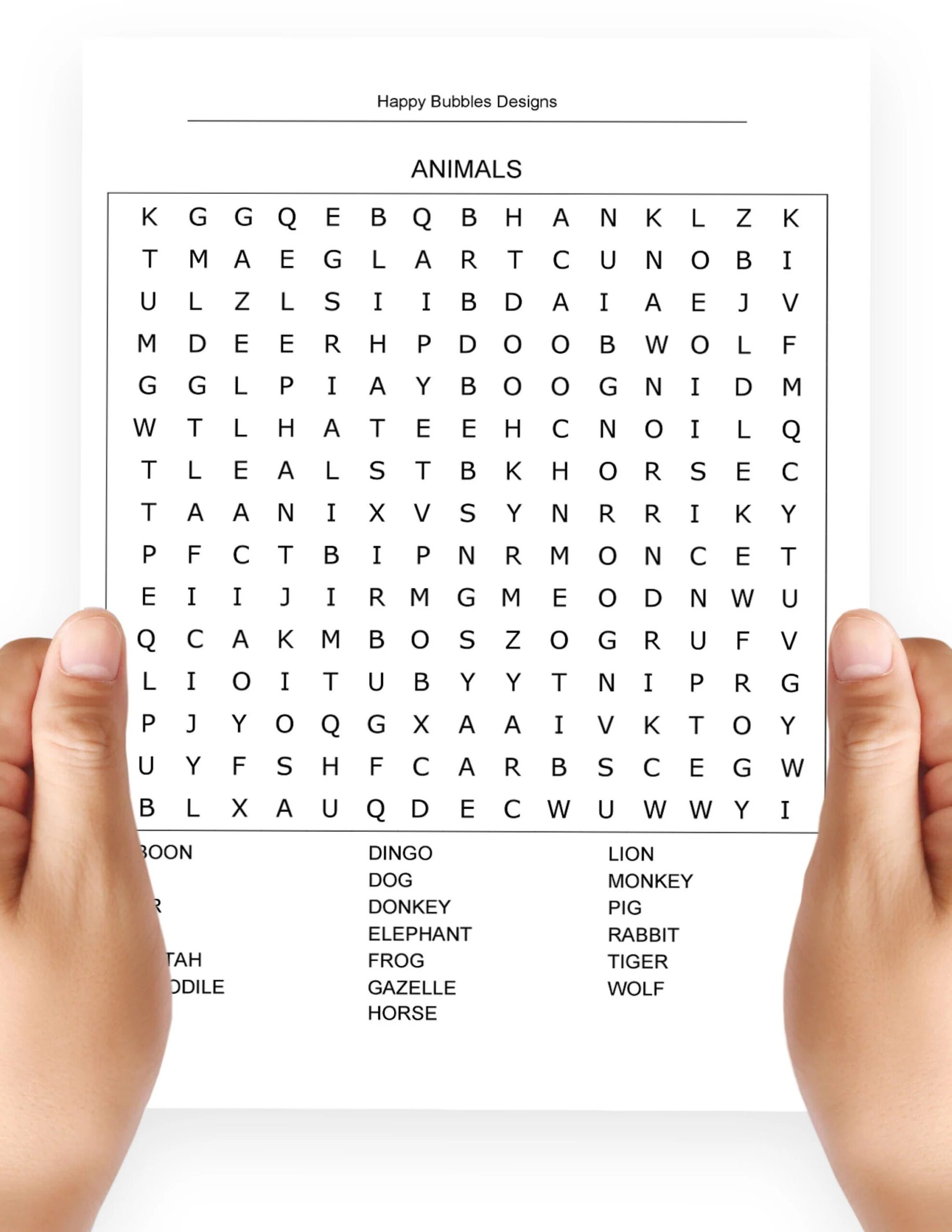 Big Word Search Puzzles Printable Big Word Search Puzzles Printable