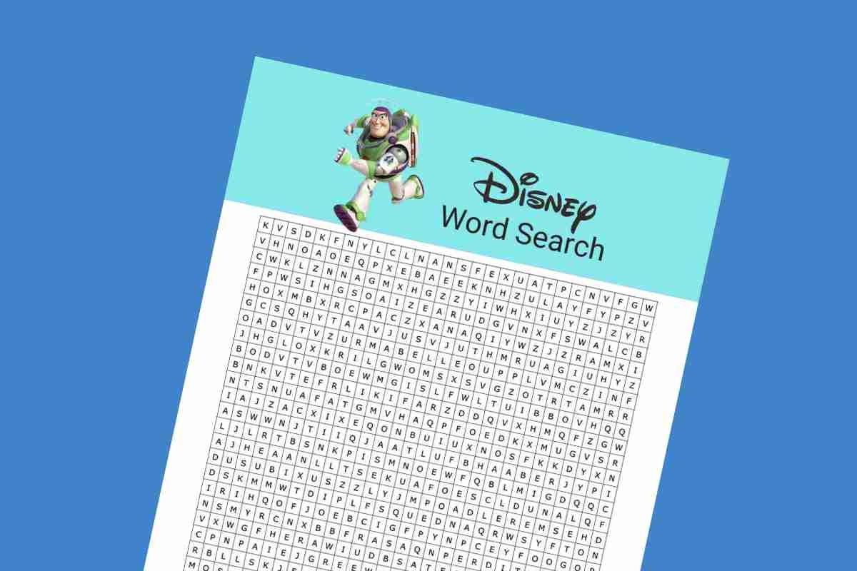 Are You A Big Disney Fan Download Your FREE Disney Word Search