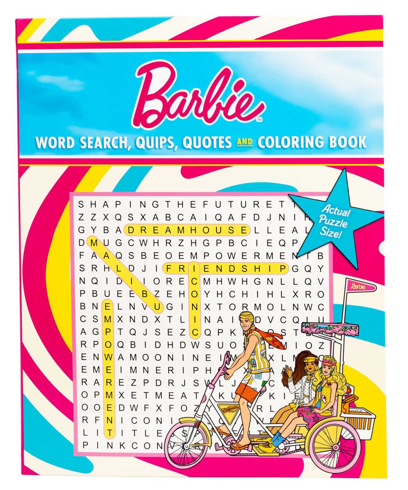 Barbie Word Search Quips Quotes And Coloring Book Book By Editors Of Thunder Bay Press Official Publisher Page Simon U0026 Schuster Canada Barbie Word Search Quips Quotes And Coloring Book Book By Editors Of Thunder Bay Press Official Publisher Page Simon U0026 Schuster Canada