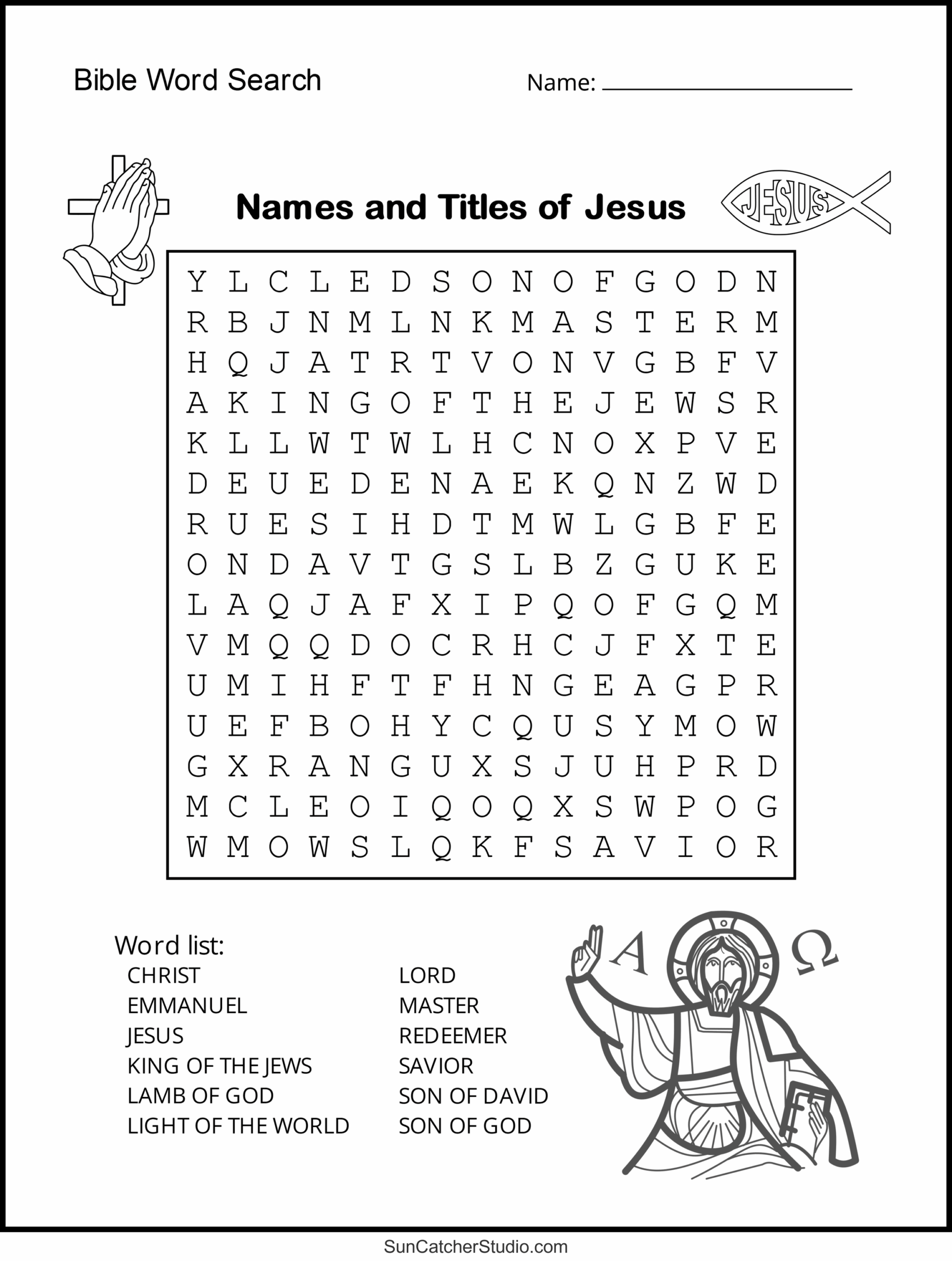 Bible Word Search Free Printable Christian Puzzles Free Printables Monograms Design Tools Patterns U0026 DIY Projects