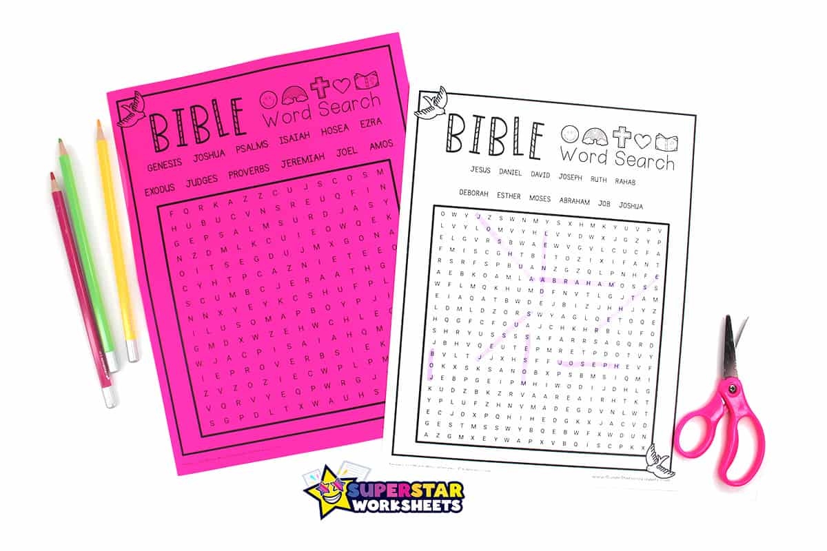 Free Printable Bible Word Search