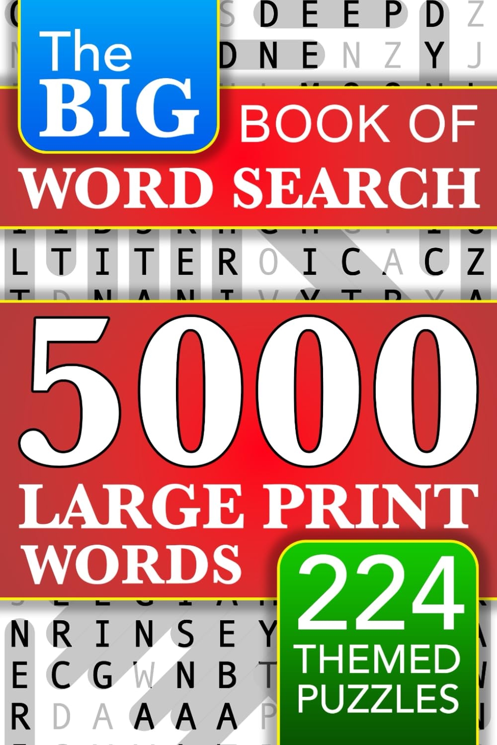 Big Book Of Large Print Word Search Puzzles 5000 Words 224 Themed Puzzles For Adults Seniors And Teens Words Of Wonder Littlewolf Martin 9798333235763 Amazon Books
