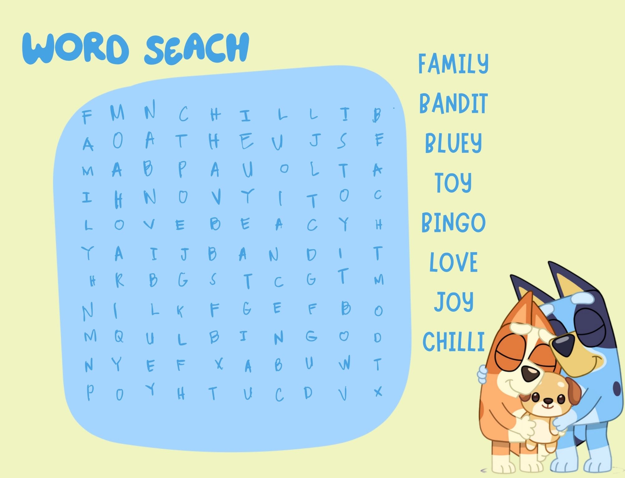 Bluey Activity Book Bluey Worksheets Bluey BLUEY Preschool Worksheets By Thescooliodigitalprint Raket PH