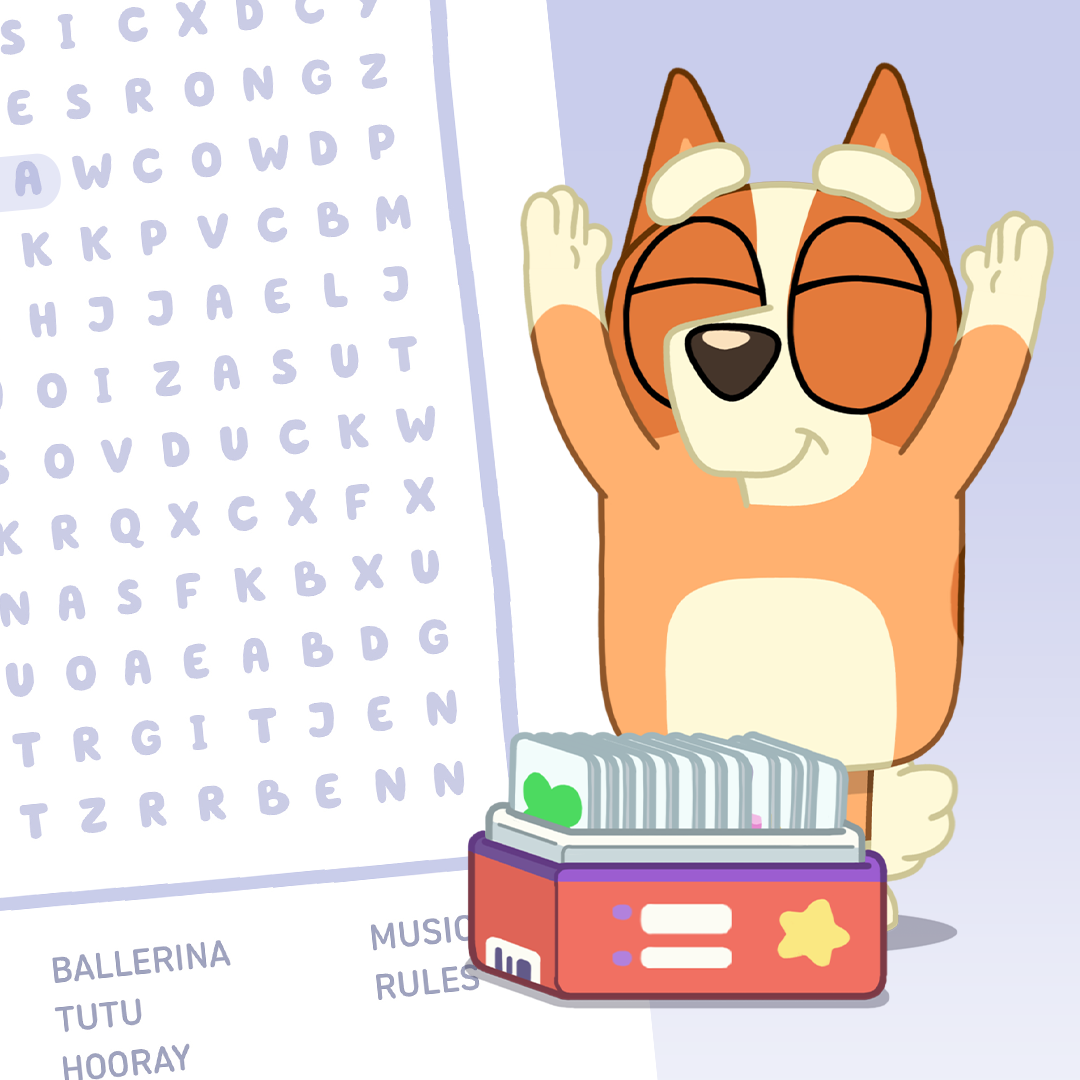 Bluey Official Word Search