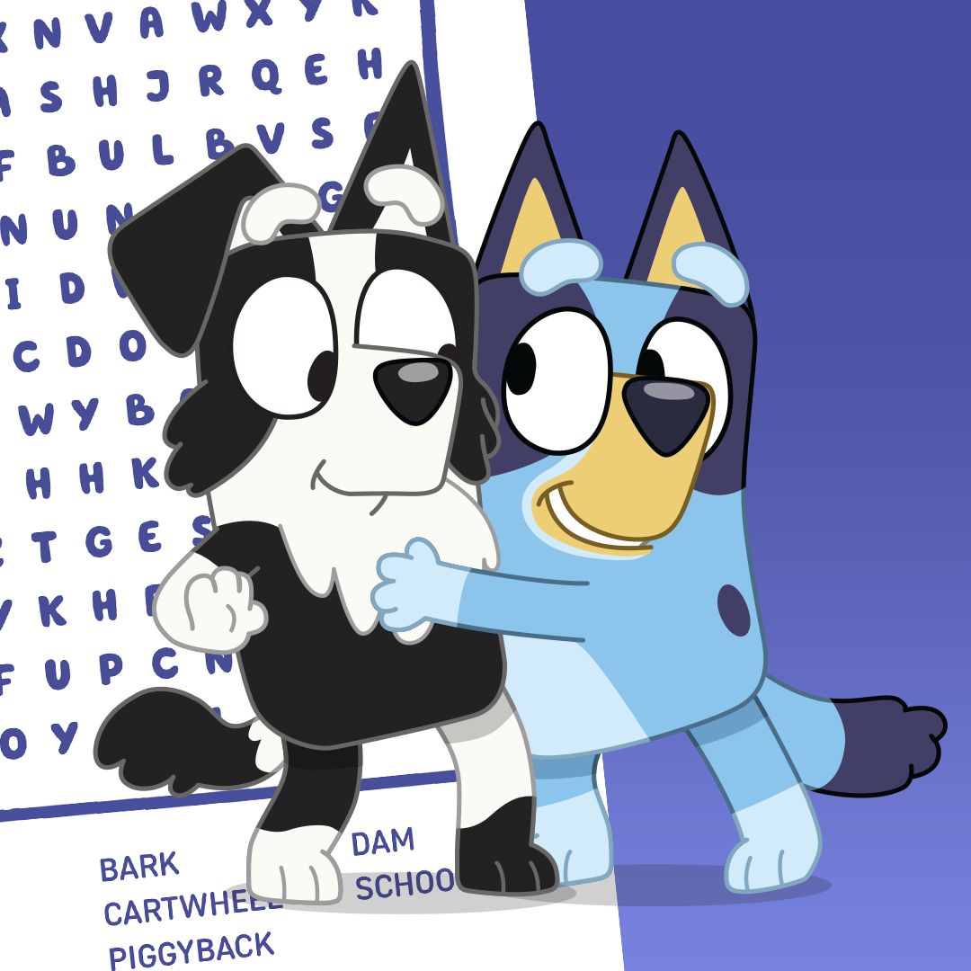 Bluey Word Searches Bluey Official Website