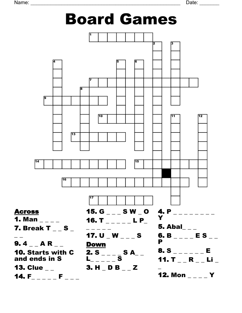 Printable Games Word Search