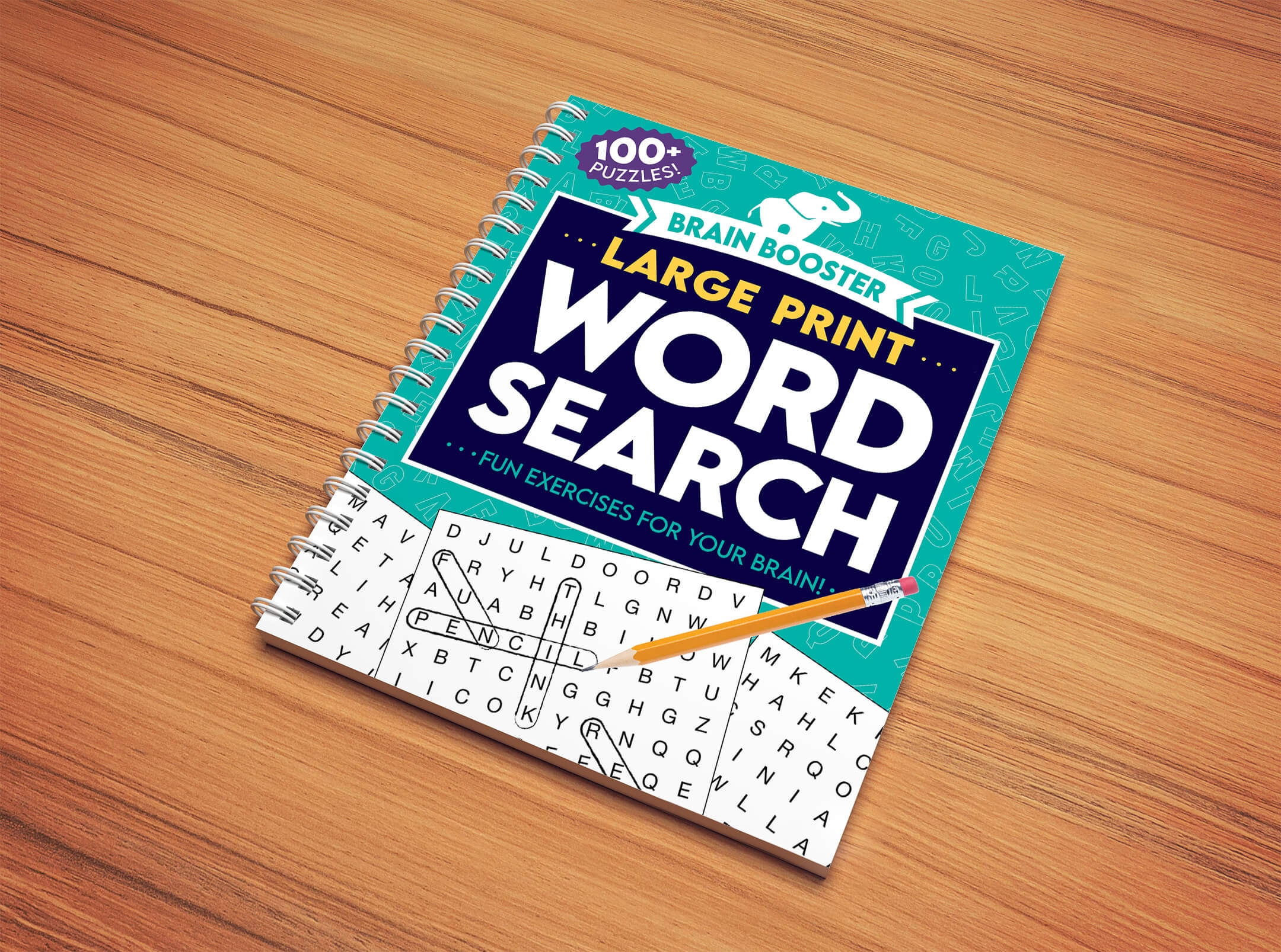 Brain Booster Large Print Word Search Kidsbooks Publishing