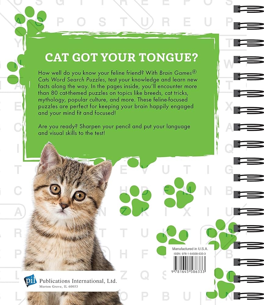 Brain Games Cats Word Search Puzzles Publications International Ltd Brain Games 9781645586333 Amazon Books Brain Games Cats Word Search Puzzles Publications International Ltd Brain Games 9781645586333 Amazon Books