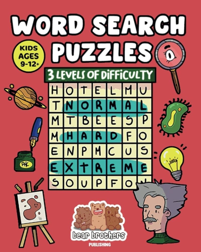 Buy Word Search Puzzle 3 Levels Of Difficulty Normal Hard Extreme Kids Age 9 12 For Teens Learning Vocabulary Improve Reading Large Print Book Online At Low Prices In India Word Search