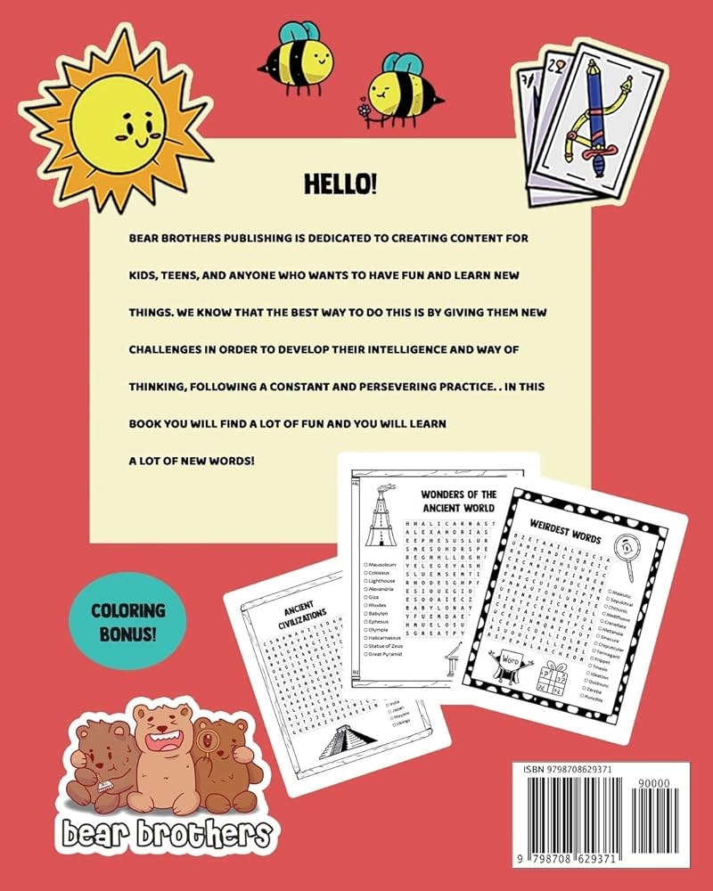 Buy Word Search Puzzle 3 Levels Of Difficulty Normal Hard Extreme Kids Age 9 12 For Teens Learning Vocabulary Improve Reading Large Print Book Online At Low Prices In India Word Search
