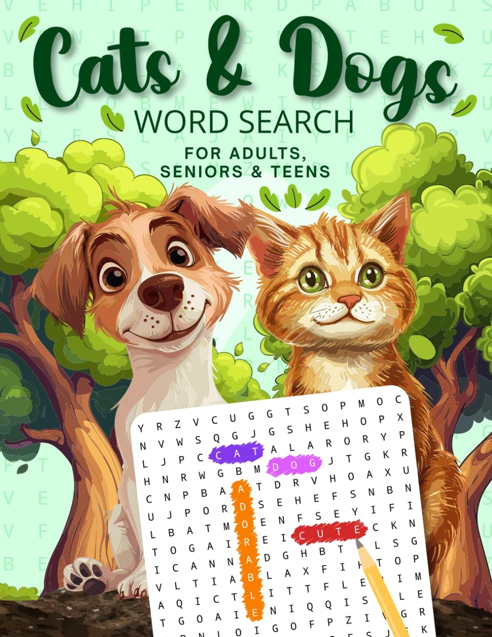 Cat Themed Word Search