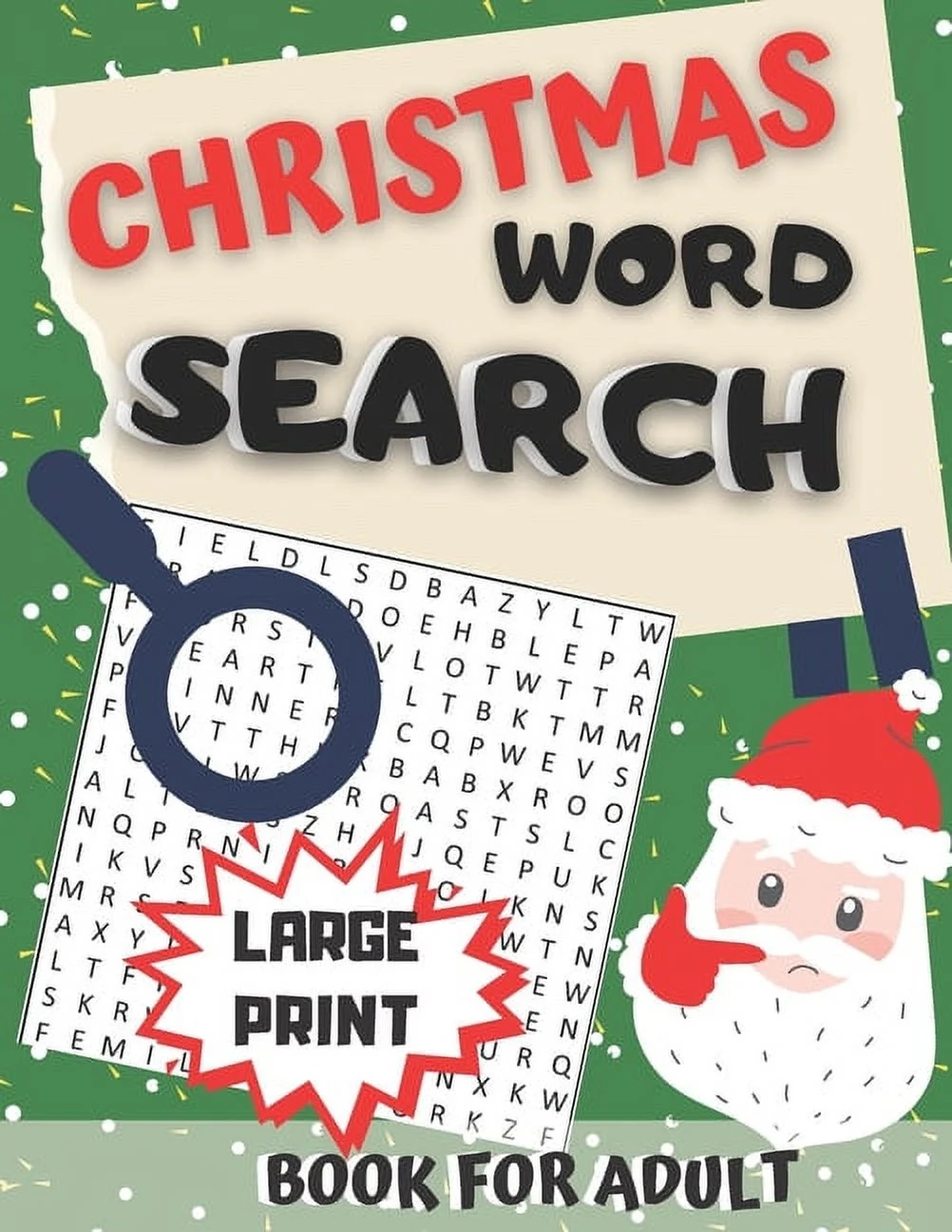 Christmas Word Search Book For Adult Large Print Jumbo Challenging Brain Exercise Puzzles Wordsearches Holiday Game Paperback Walmart