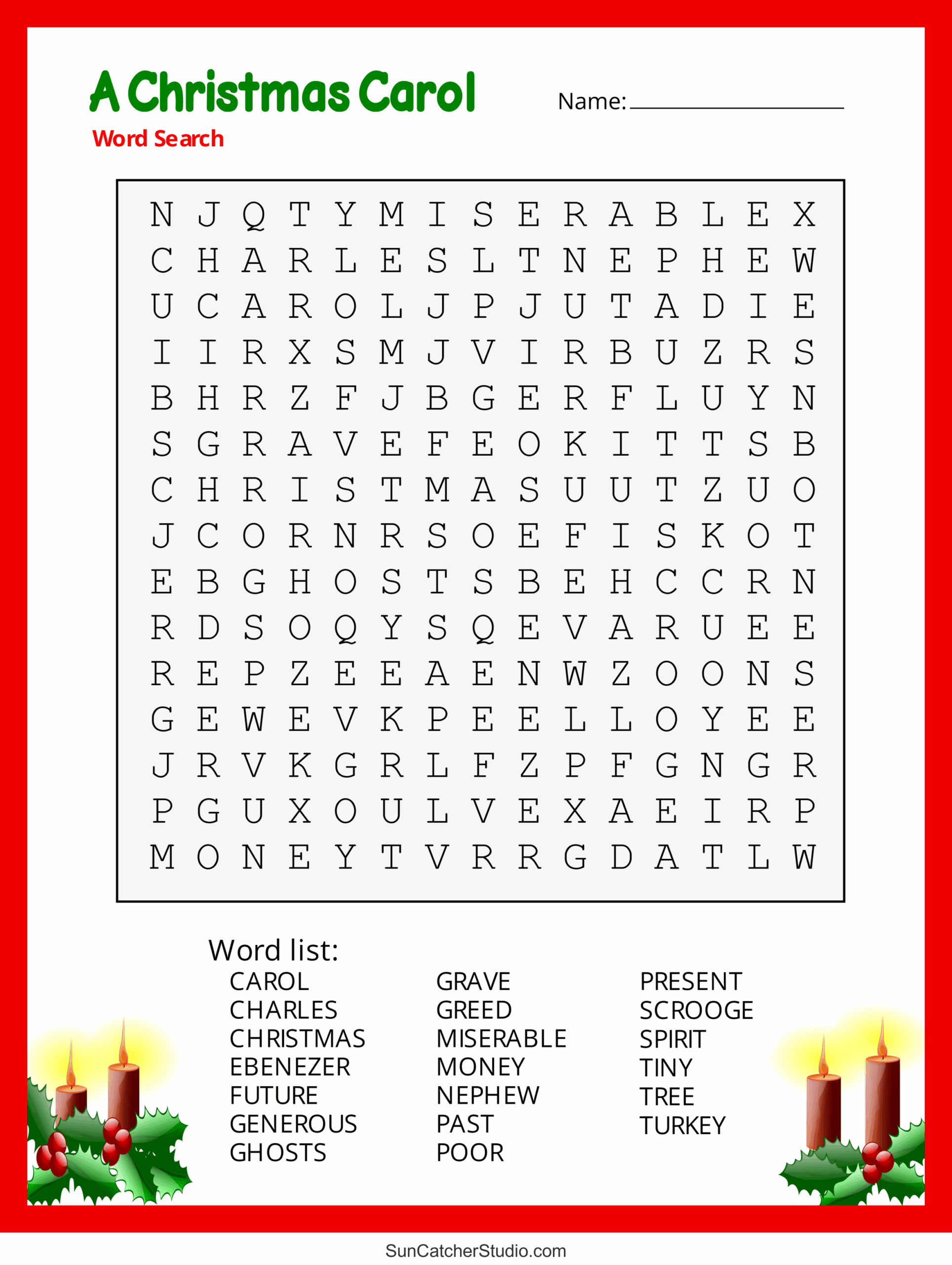 Christmas Word Search Free Printable PDF Puzzles Free Printables Monograms Design Tools Patterns U0026 DIY Projects Christmas Word Search Free Printable PDF Puzzles Free Printables Monograms Design Tools Patterns U0026 DIY Projects