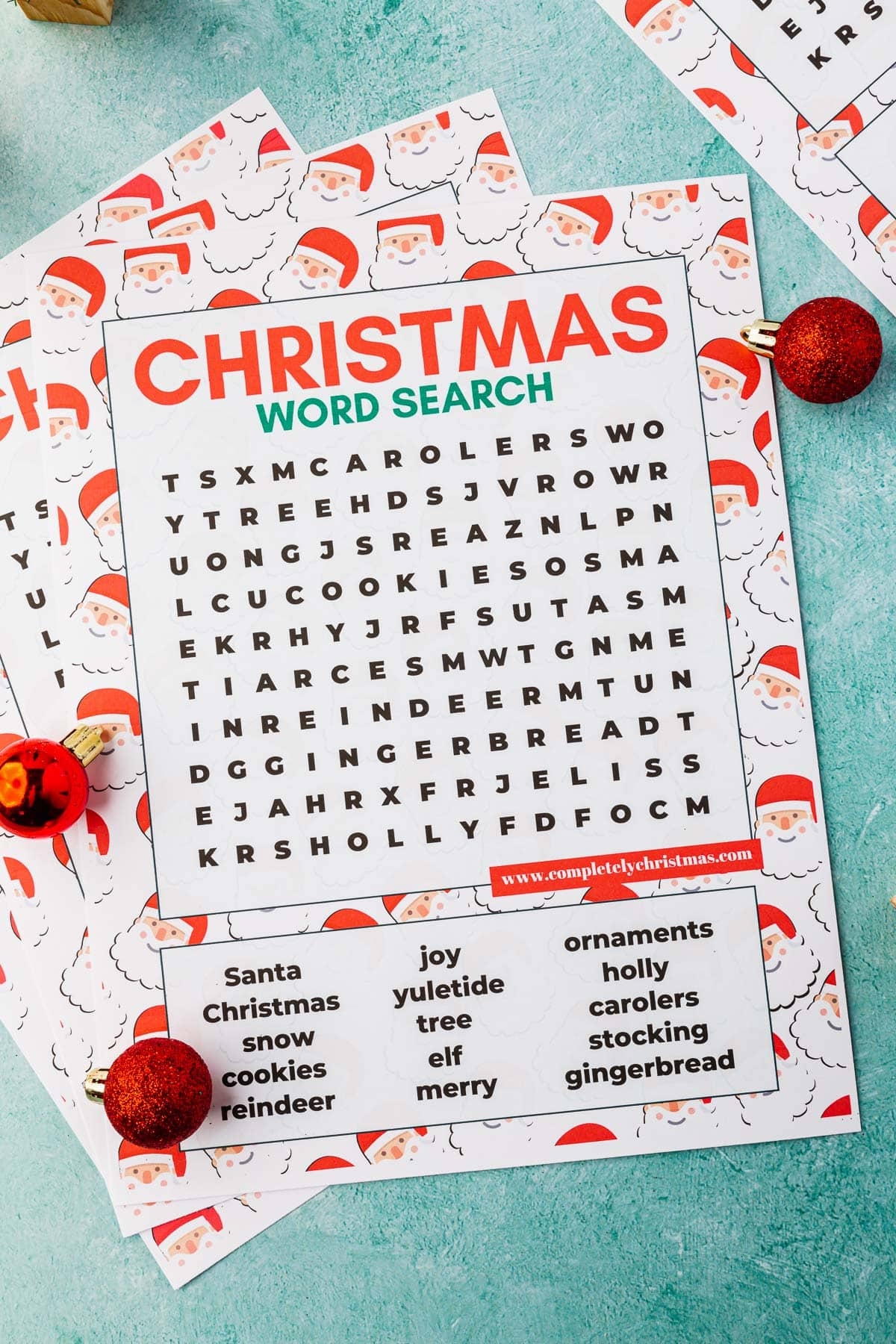 Christmas Word Search FREE Printable Christmas Word Search FREE Printable