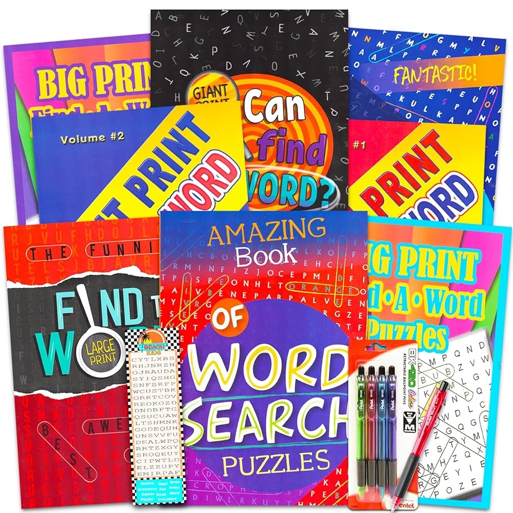 Crenstone Exclusive Bulk Large Print Word Find Books For Adults Seniors Bundle With 8 Jumbo Word Crenstone Exclusive Bulk Large Print Word Find Books For Adults Seniors Bundle With 8 Jumbo Word