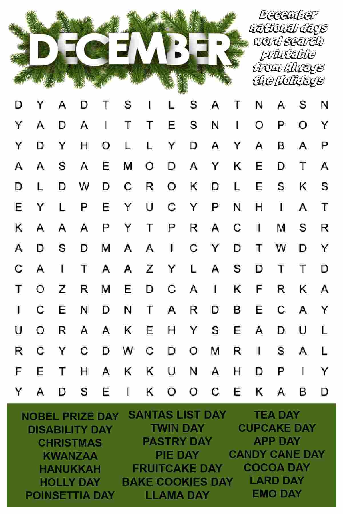 Search And Find Printable