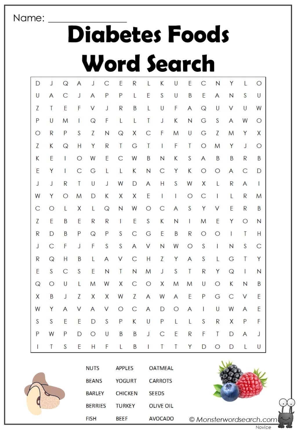 Printable Word Searches For Seniors