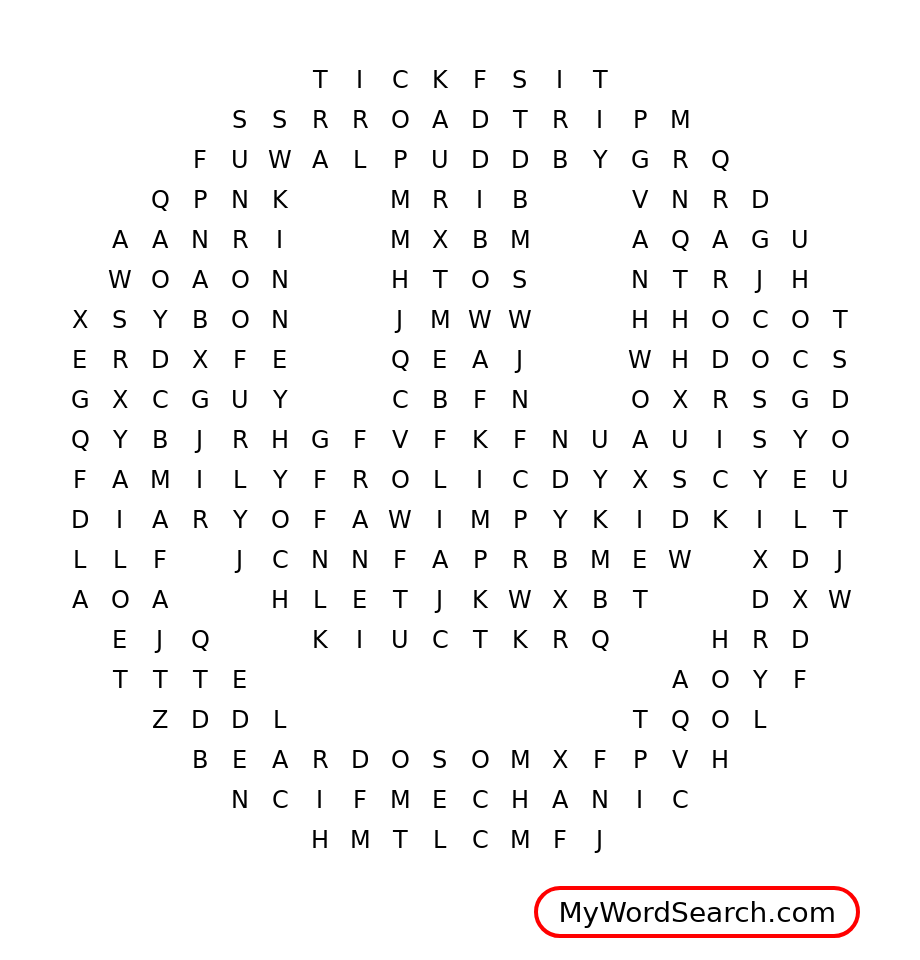Diary Of A Wimpy Kid Word Search