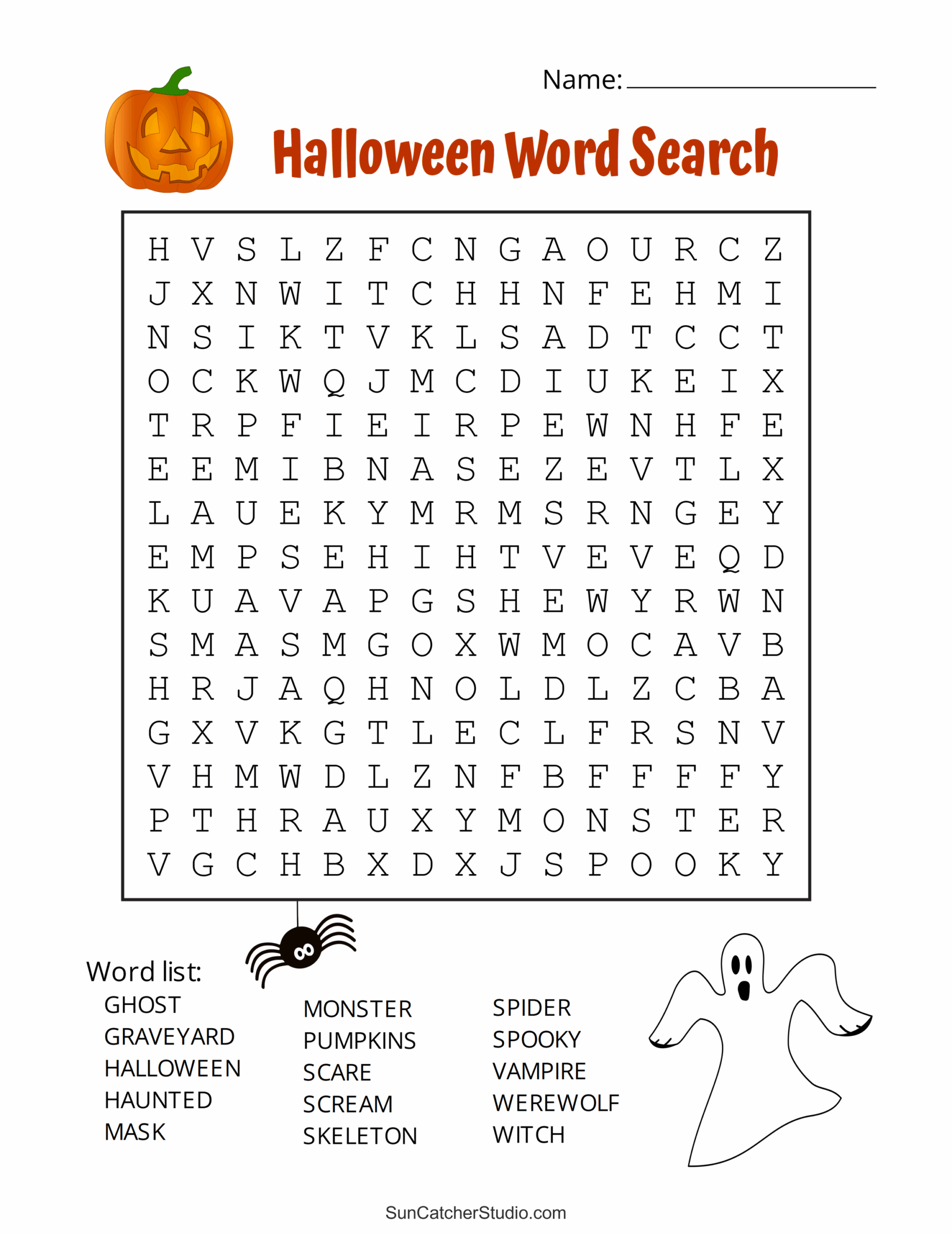 Die Hard Word Search
