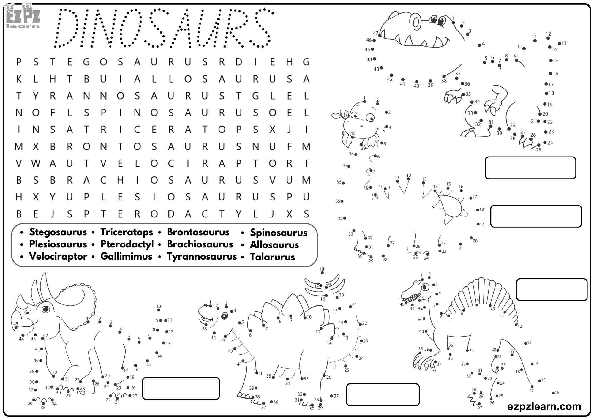 Free Coloring Word Search