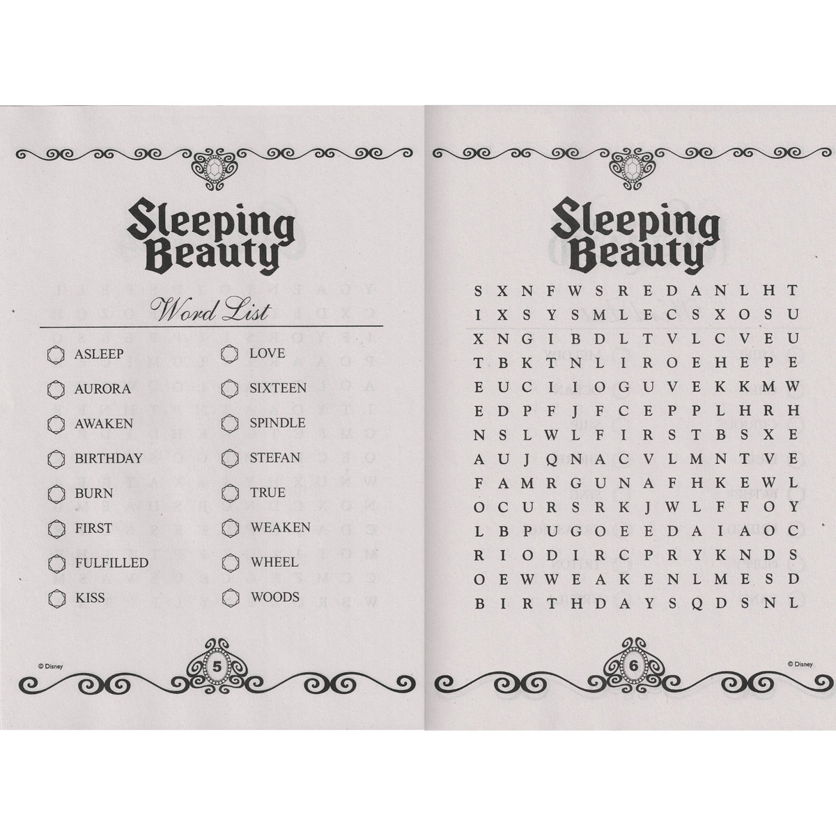 Disney Princess Activity Book Word Search For Kids 36 Puzzles To Solve EBay