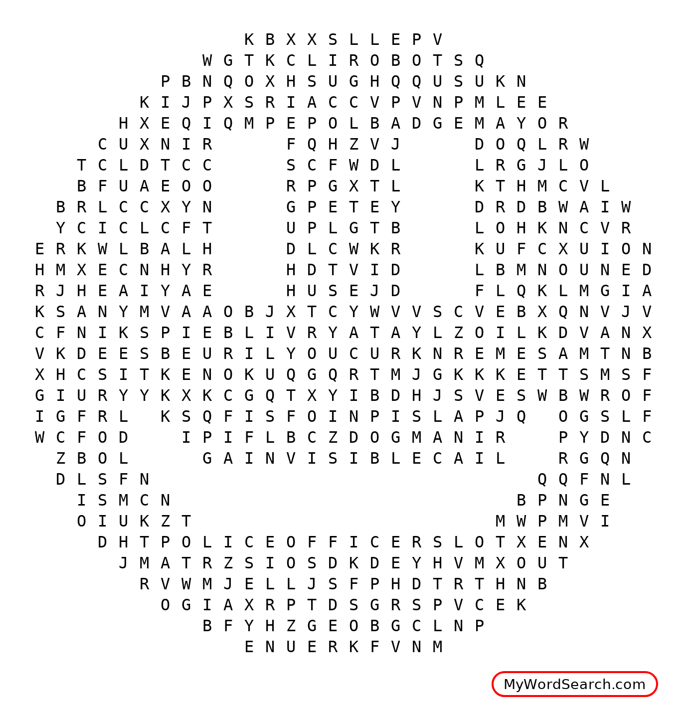 Dog Man Word Search