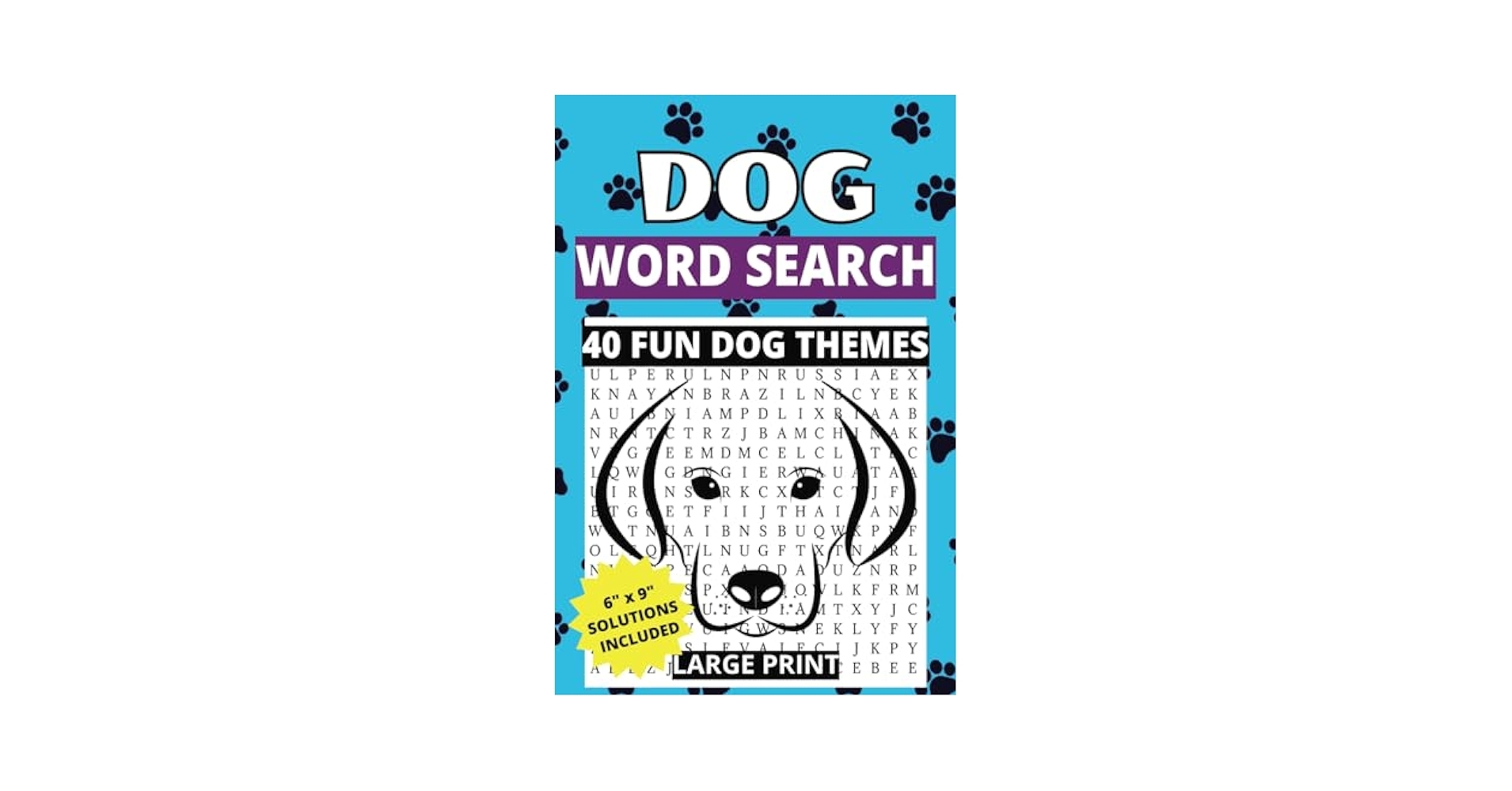 Dog Word Search Puzzle Dog Themed Word Search Book For Dog Lovers Large Print Puzzles For Adults Seniors And Teens Printables MTD 9798398573428 Amazon Books