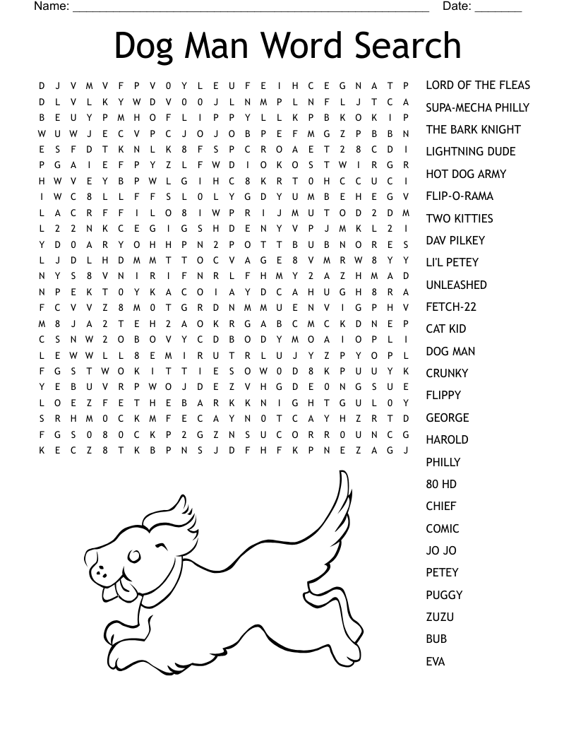 Dogs And Cats Crossword WordMint