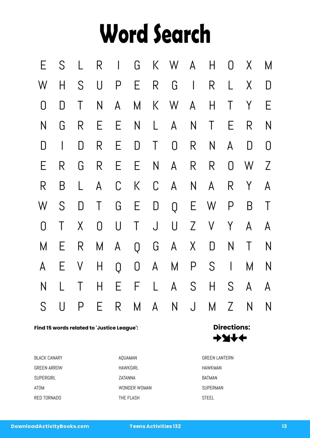 Download Word Search In Teens Activities 132