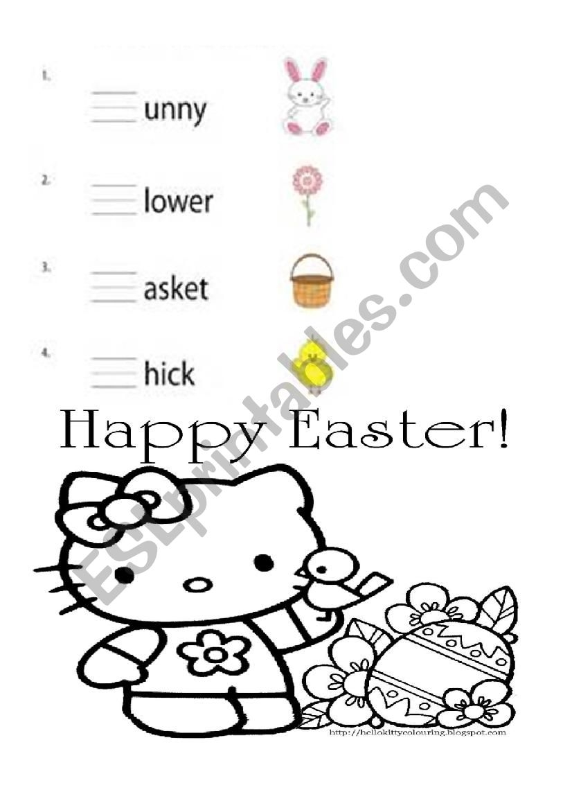 Easter Phonics Blend Review Hello Kitty And Spongebob With 