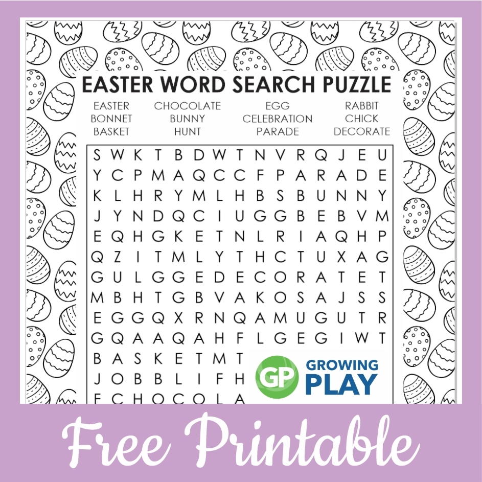 Easter Word Searches Printable Free