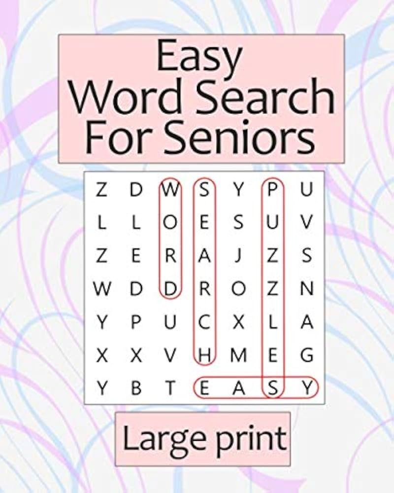 Printable Word Searches For Senior Citizens
