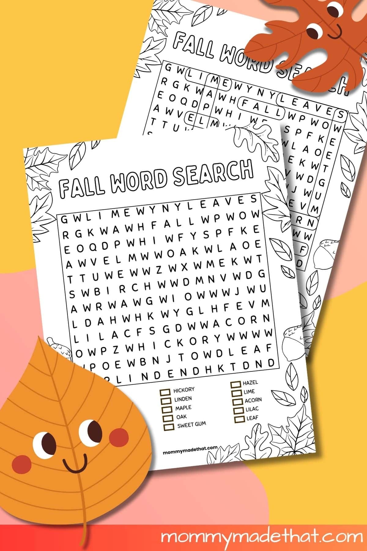 Fall Wordsearch