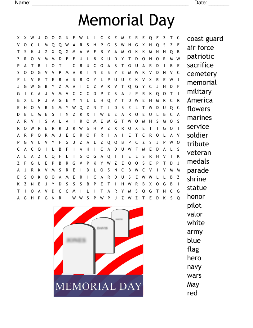 Flag Day Crossword WordMint
