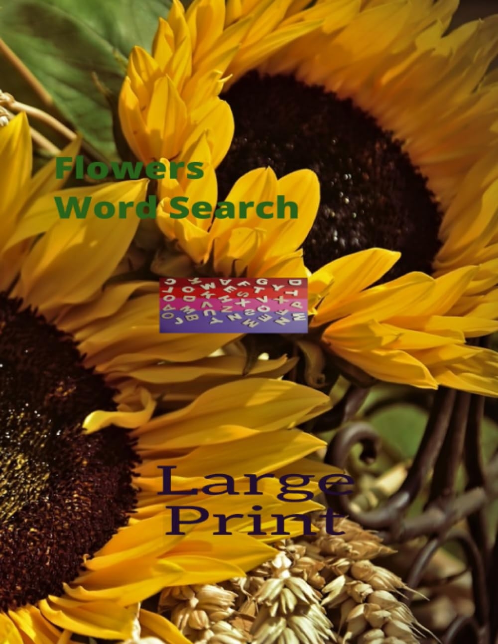 Flower Word Search Large Print